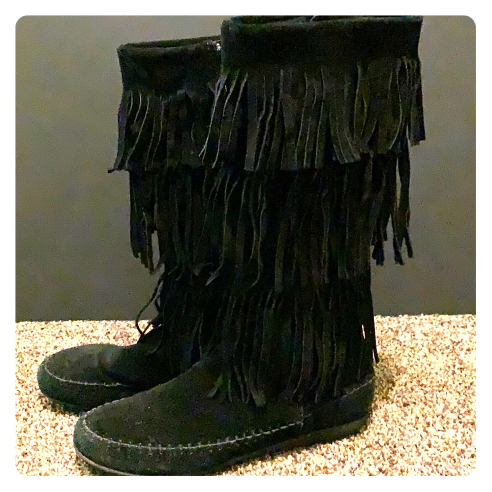 Women’s moccasin tall boots